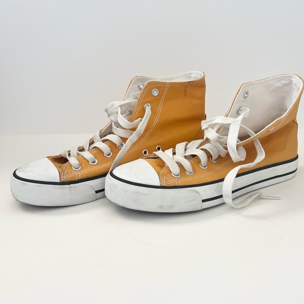 Womens High Top Canvas Sneakers